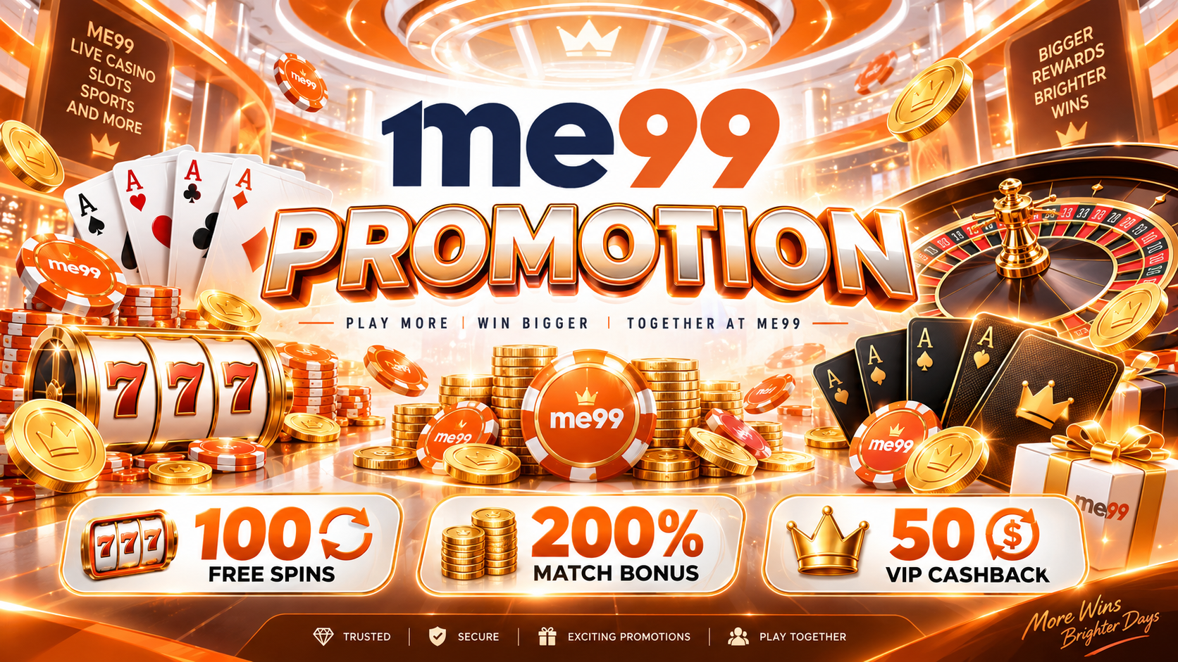 ME99 casino promotion